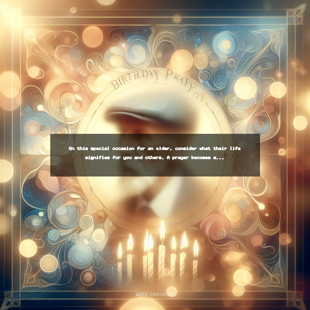Birthday Prayer for Grandpa