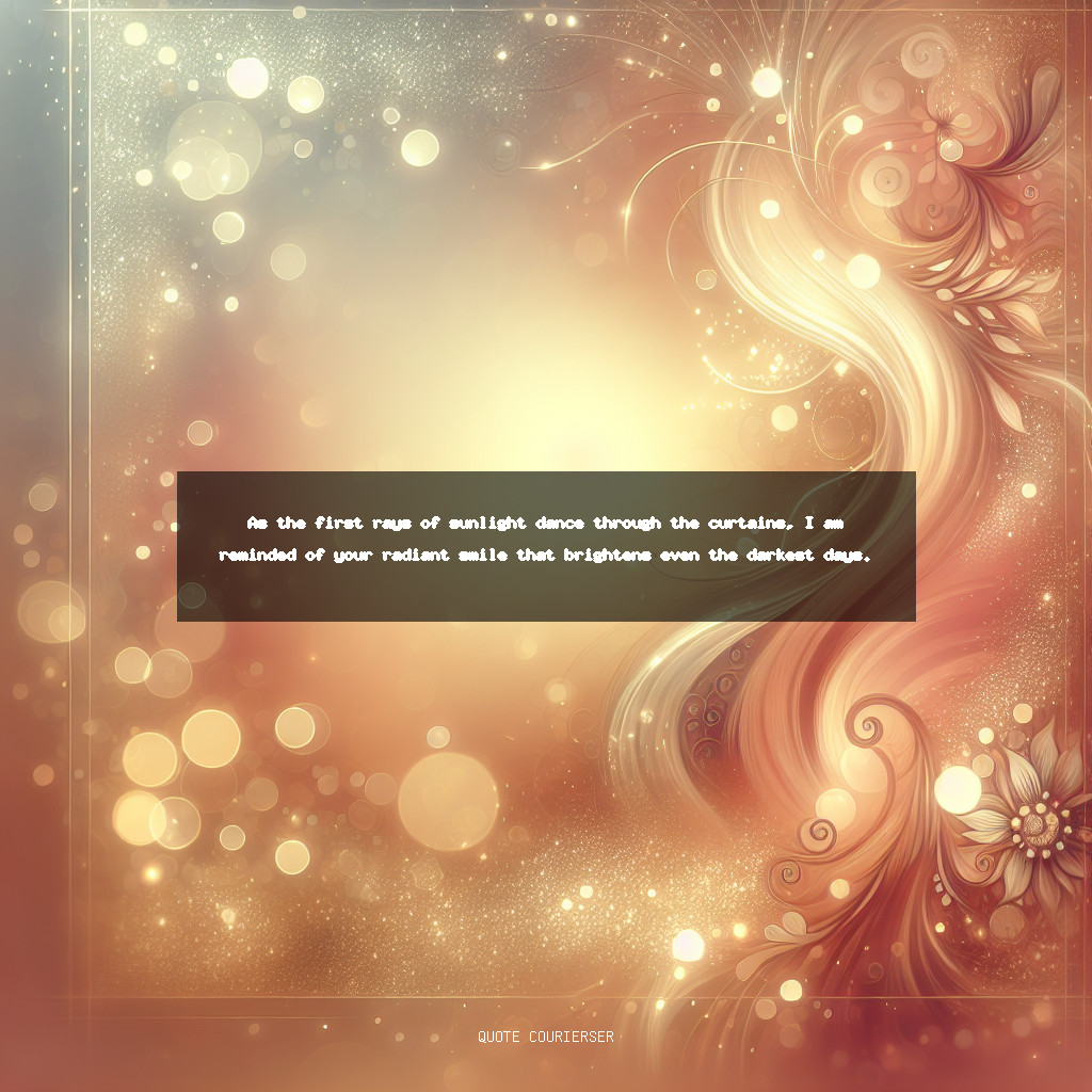 Long good morning paragraphs for her to make her smile