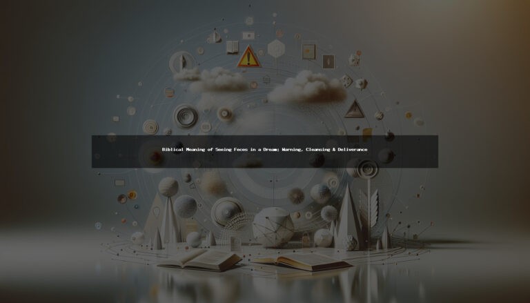 Biblical Meaning of Seeing Feces in a Dream: Warning, Cleansing & Deliverance