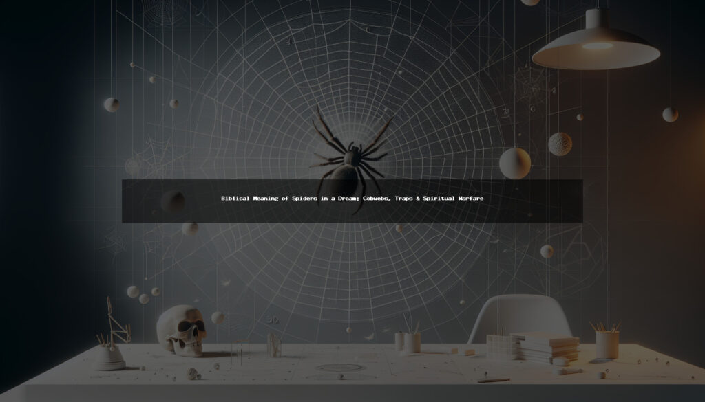 Biblical Meaning of Spiders in a Dream: Cobwebs, Traps & Spiritual Warfare