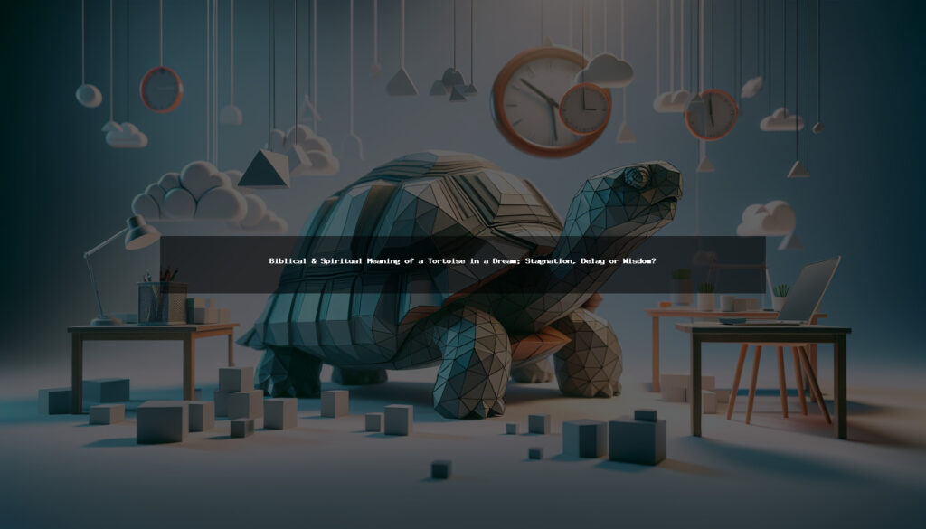 Biblical & Spiritual Meaning of a Tortoise in a Dream: Stagnation, Delay or Wisdom?