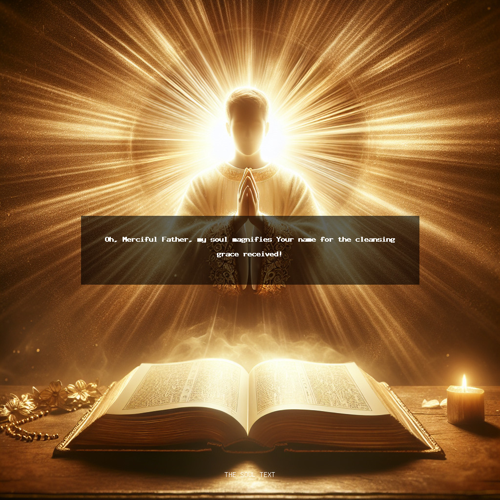 Catholic Prayer After Confession (penance)