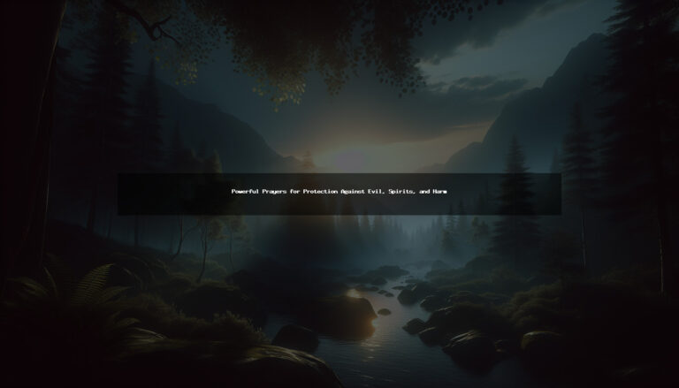 100+ Powerful Prayers for Protection Against Evil, Spirits, and Harm