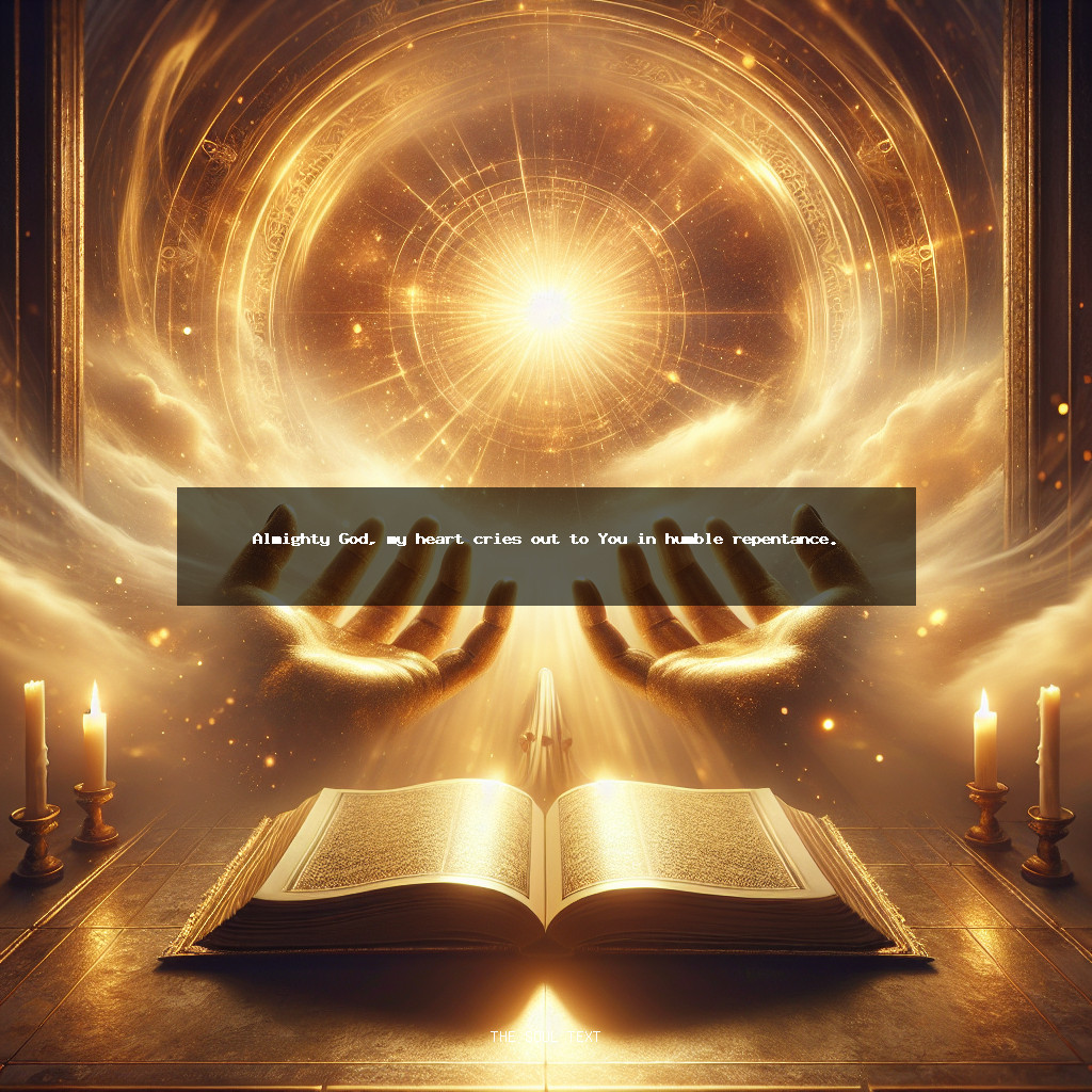 Prayer for Repentance and Cleansing