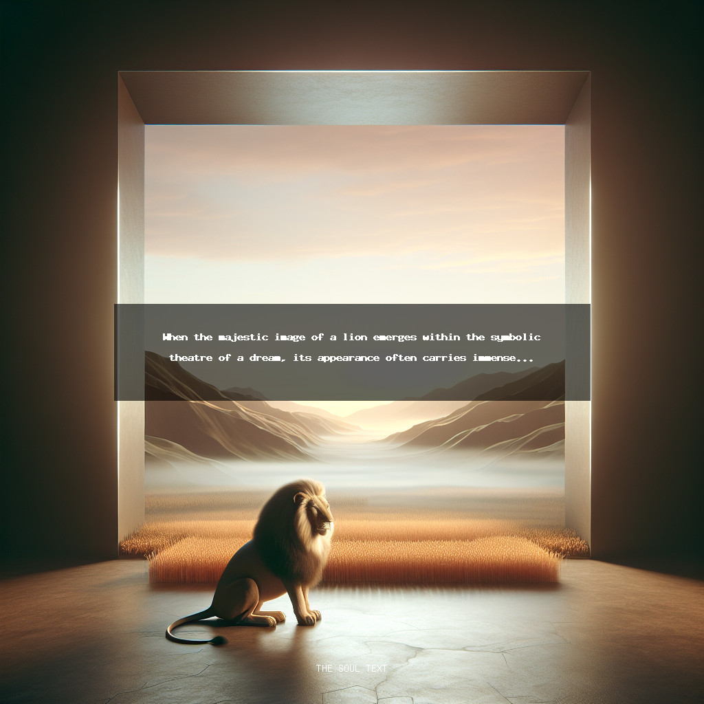 The Biblical Meaning of Seeing a Lion in a Dream