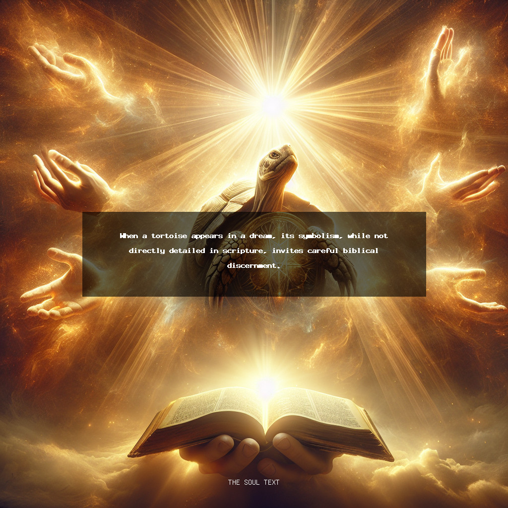 The Biblical Meaning of Seeing a Tortoise in a Dream