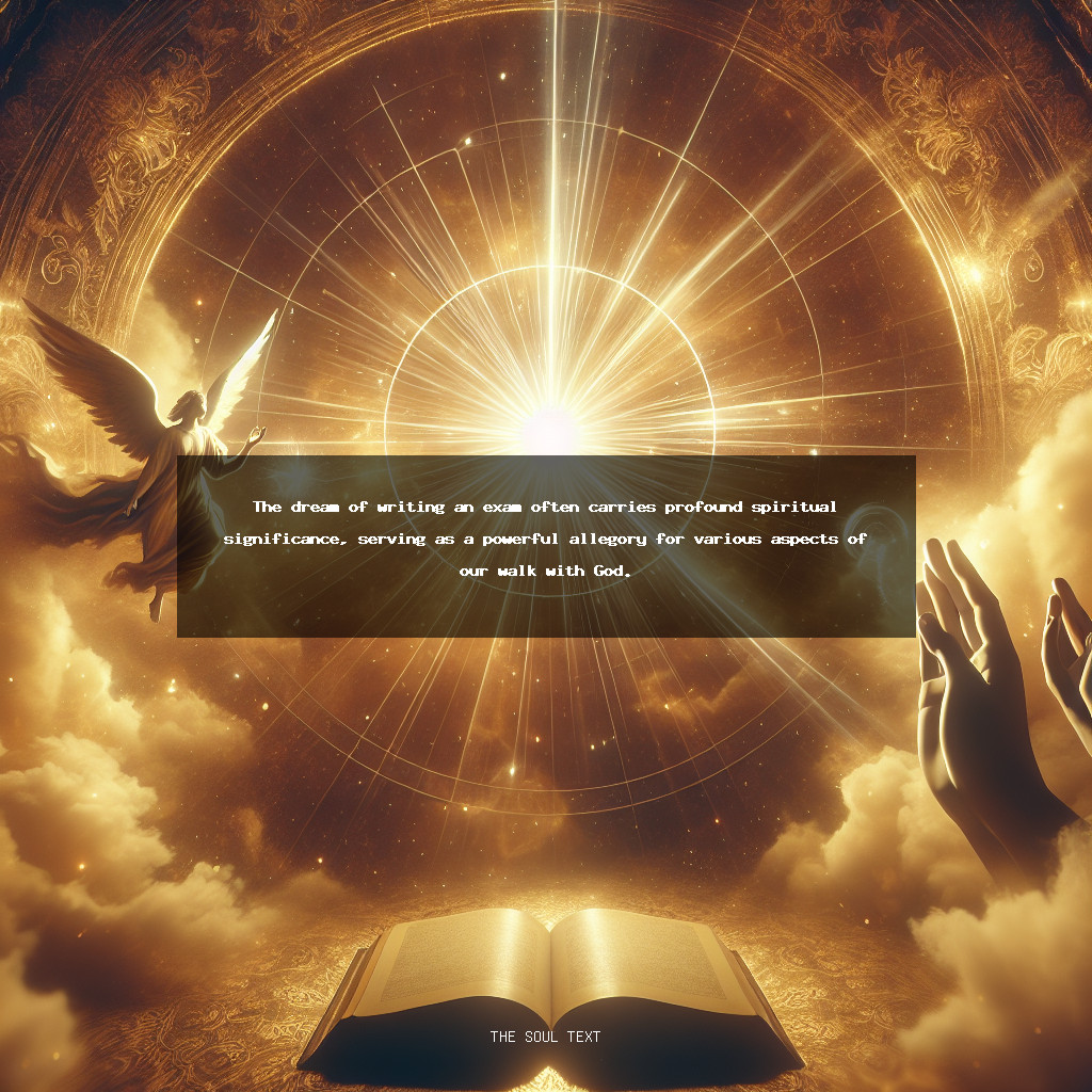 The Spiritual Meaning of Writing Exam in the Dream