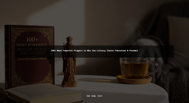100+ Most Powerful Prayers to Win the Lottery (Saint Pantaleon & Psalms)
