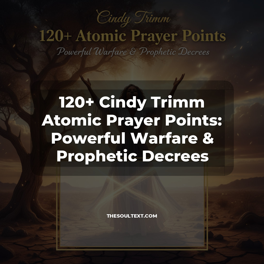 Story: 120+ Cindy Trimm Atomic Prayer Points: Powerful Warfare & Prophetic Decrees