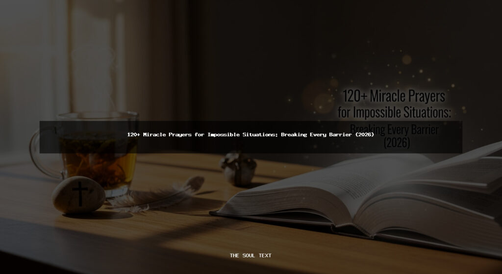120+ Miracle Prayers for Impossible Situations: Breaking Every Barrier (2026)
