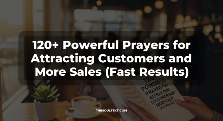 120+ Powerful Prayers for Attracting Customers and More Sales (Fast Results)