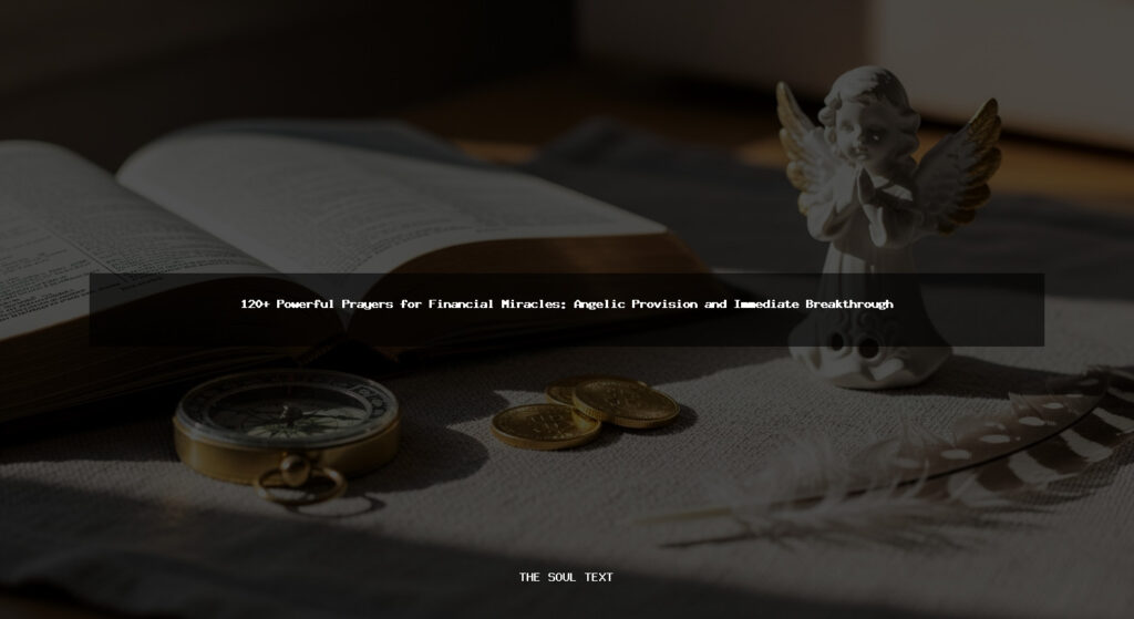 120+ Powerful Prayers for Financial Miracles: Angelic Provision and Immediate Breakthrough