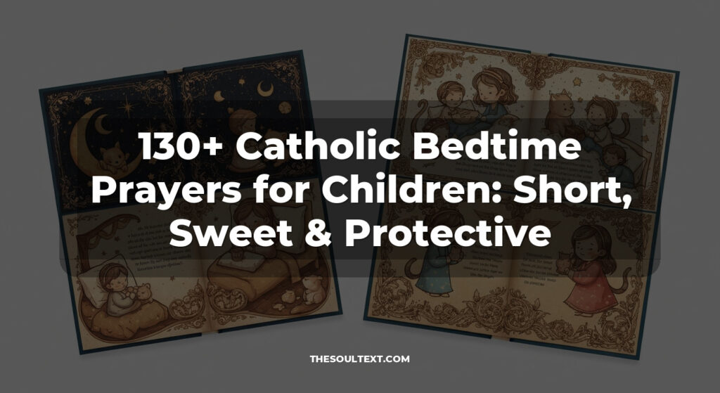 130+ Catholic Bedtime Prayers for Children: Short, Sweet & Protective