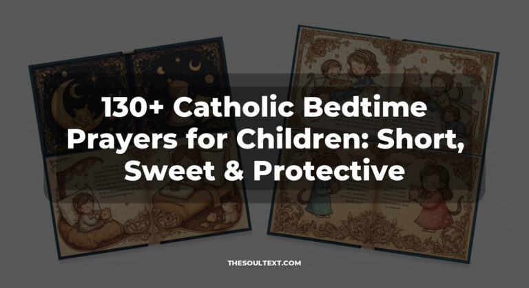 130+ Catholic Bedtime Prayers for Children: Short, Sweet & Protective
