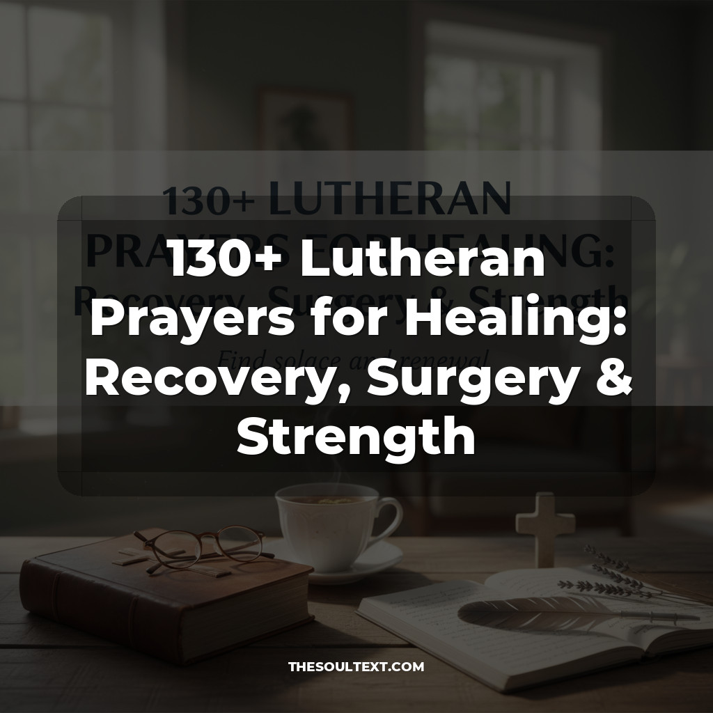 130+ Lutheran Prayers for Healing: Recovery, Surgery & Strength