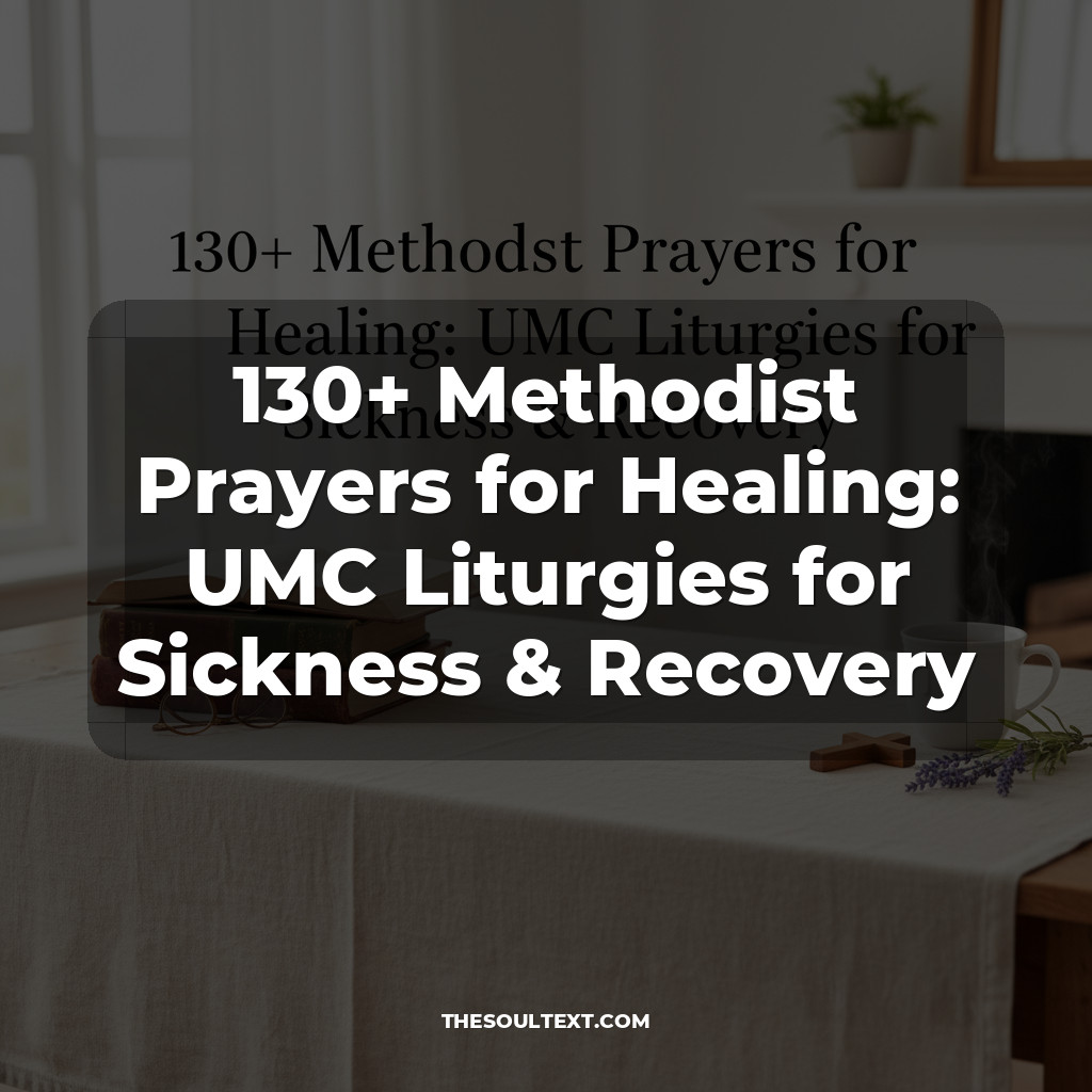 130+ Methodist Prayers for Healing: UMC Liturgies for Sickness & Recovery