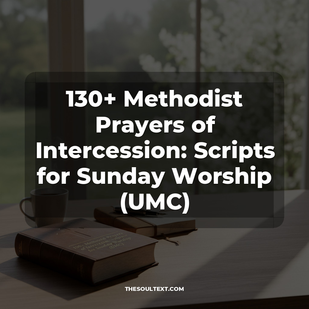 130+ Methodist Prayers of Intercession: Scripts for Sunday Worship (UMC)