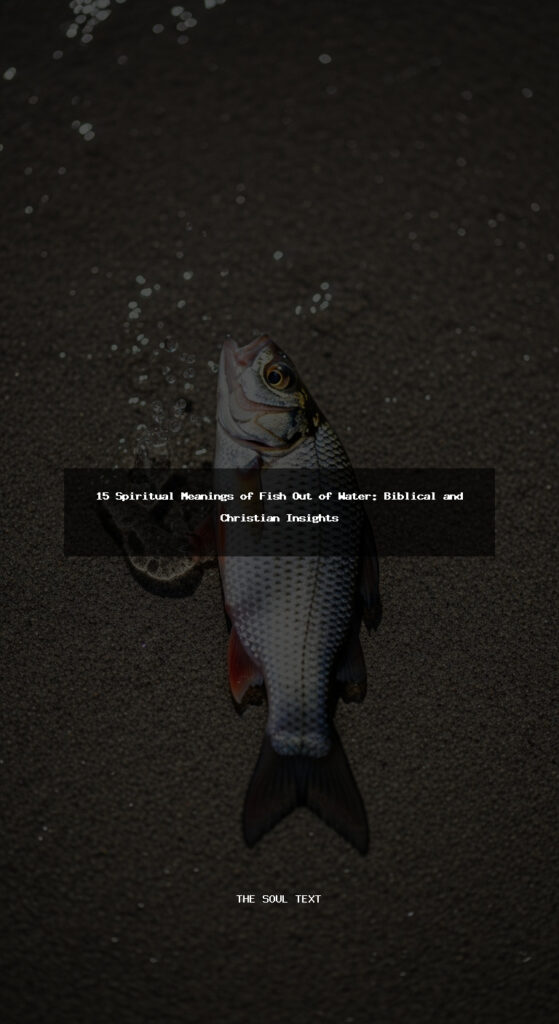 Story: 15 Spiritual Meanings of Fish Out of Water: Biblical and Christian Insights