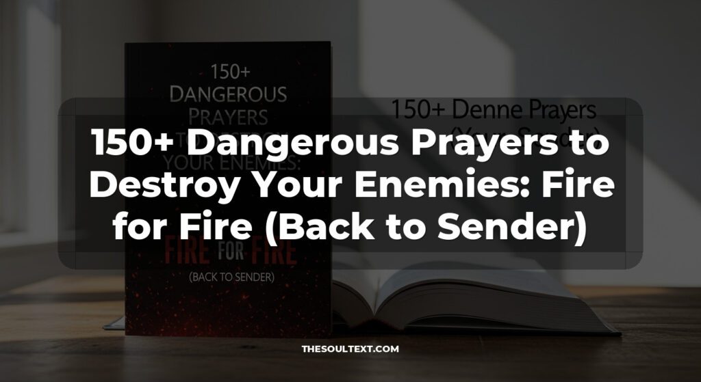 150+ Dangerous Prayers to Destroy Your Enemies: Fire for Fire (Back to Sender)