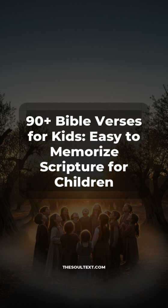Story: 90+ Bible Verses for Kids: Easy to Memorize Scripture for Children