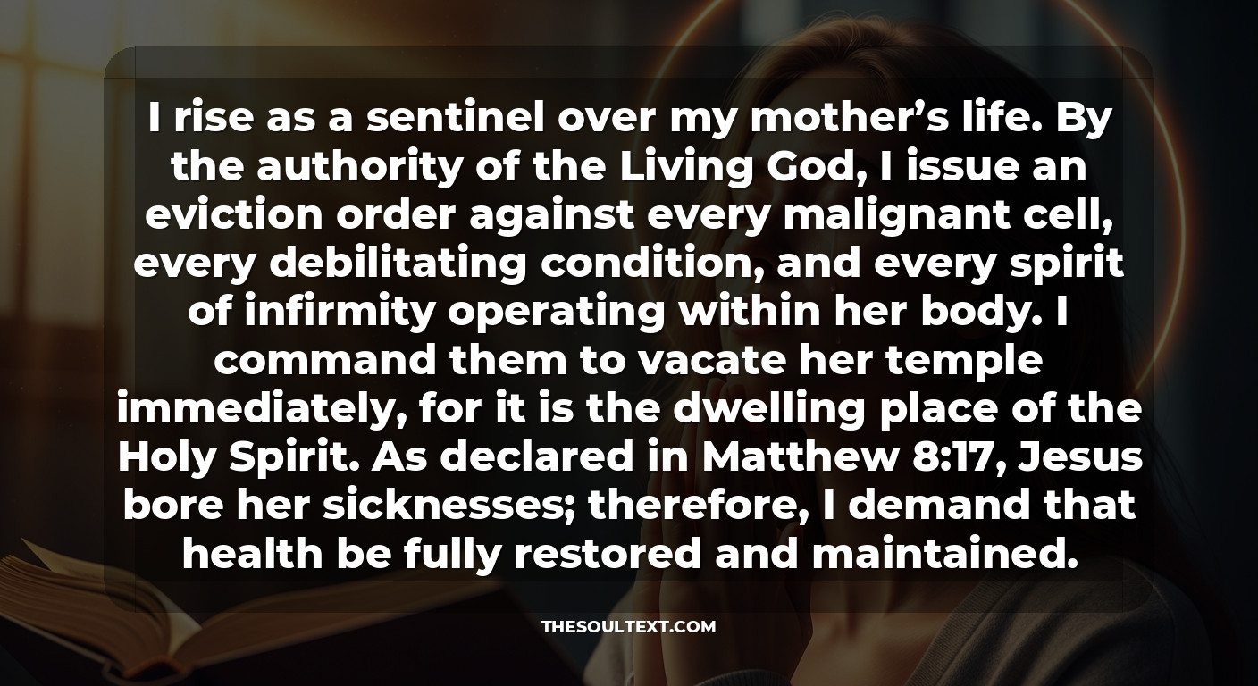 A Daughter’s Prayer for Her Sick Mother: Crying Out for Recovery