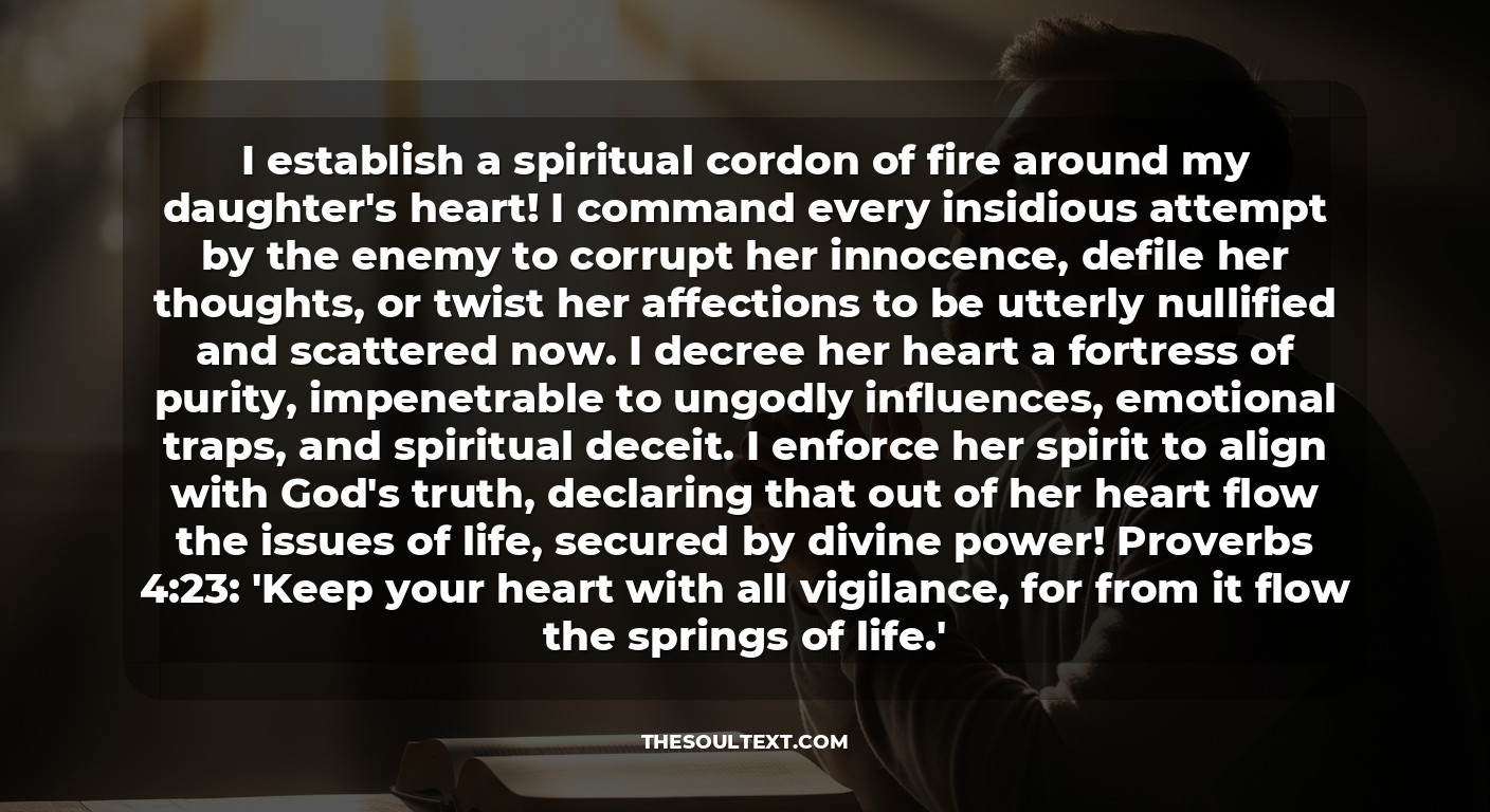 A Father’s Daily Prayer for His Daughter’s Heart and Protection