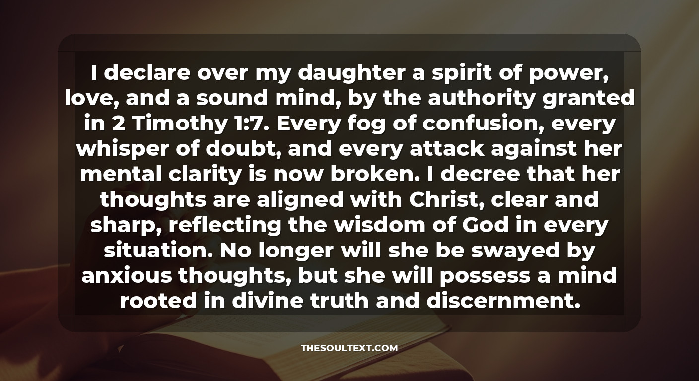 A Powerful Prayer for My Daughter’s Mental Health and Peace of Mind