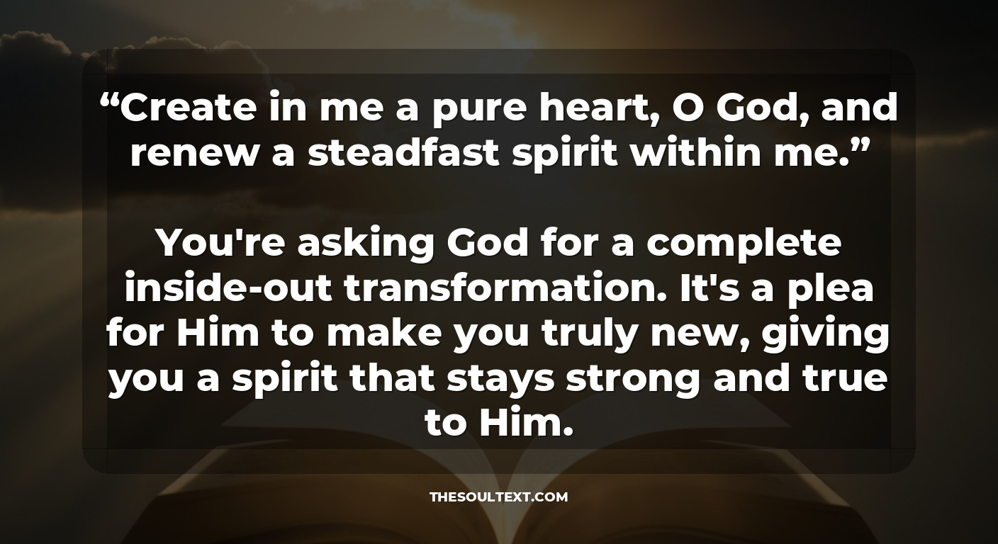 A Prayer for a Clean Heart (psalm 51)