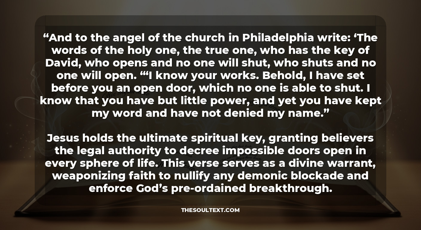 Bible Verses About Open Doors and New Beginnings