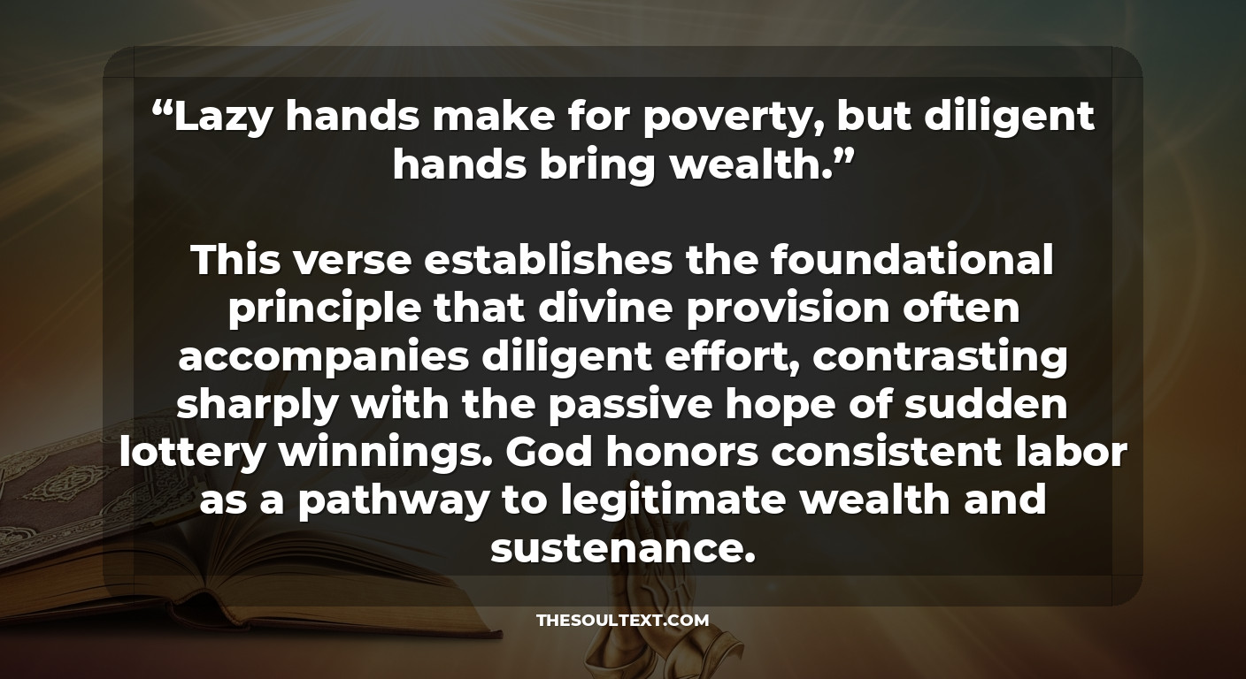 Bible Verses About Wealth, Work, and Favor