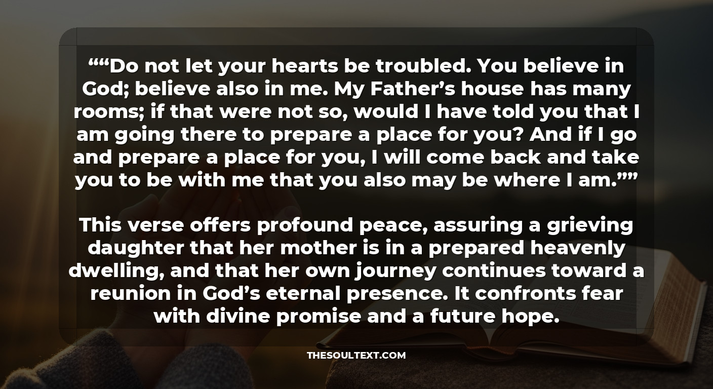 Bible Verses for a Daughter Grieving Her Mother: Scriptural Comfort