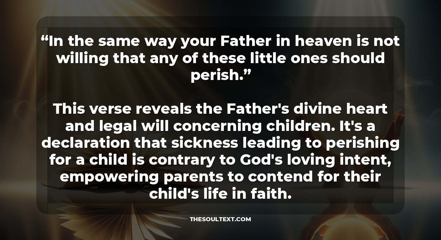 Bible Verses for Healing Children: the Word of Life