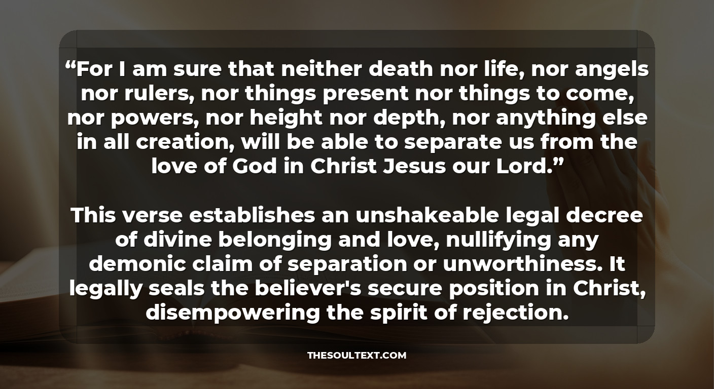 Bible Verses to Break the Spirit of Rejection