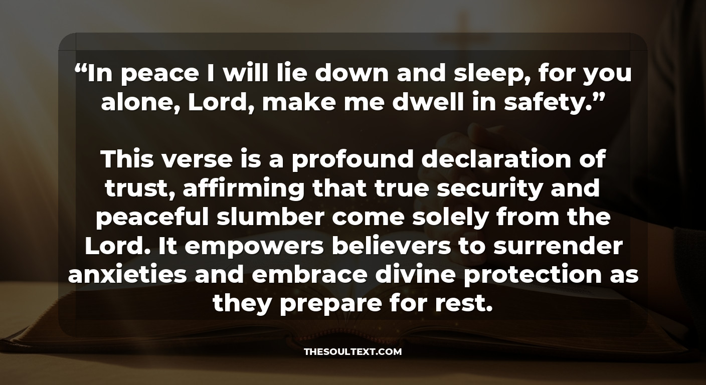 Bible Verses to Read Before Sleeping (scriptural Pills)