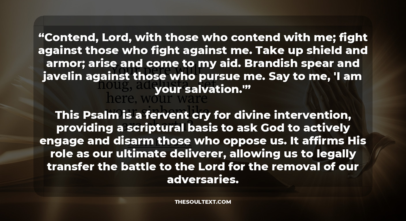 Bible Verses to Remove Enemies from Your Life