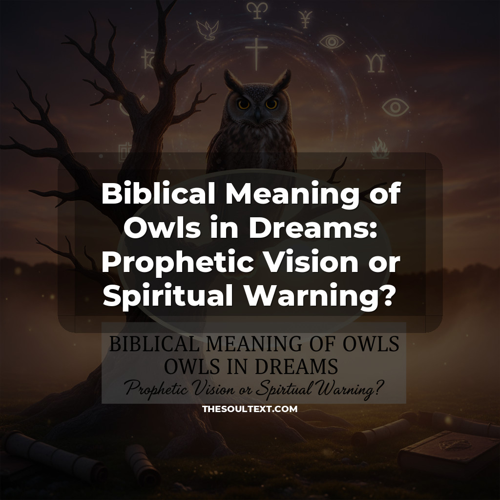 Story: Biblical Meaning of Owls in Dreams: Prophetic Vision or Spiritual Warning?