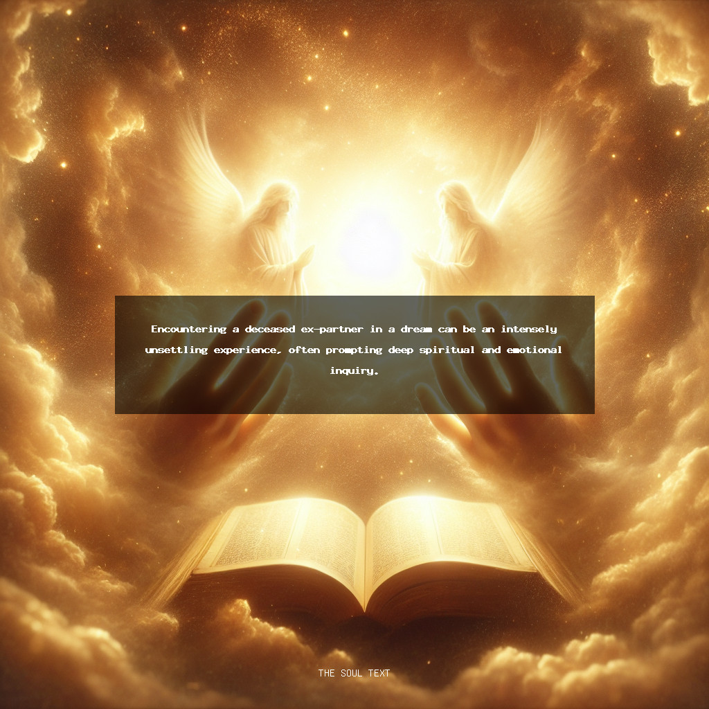 Biblical Meaning of Seeing a Dead Ex-partner in a Dream