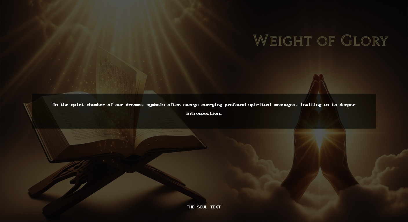 Biblical Meaning of Wearing Gold in a Dream: the Weight of Glory