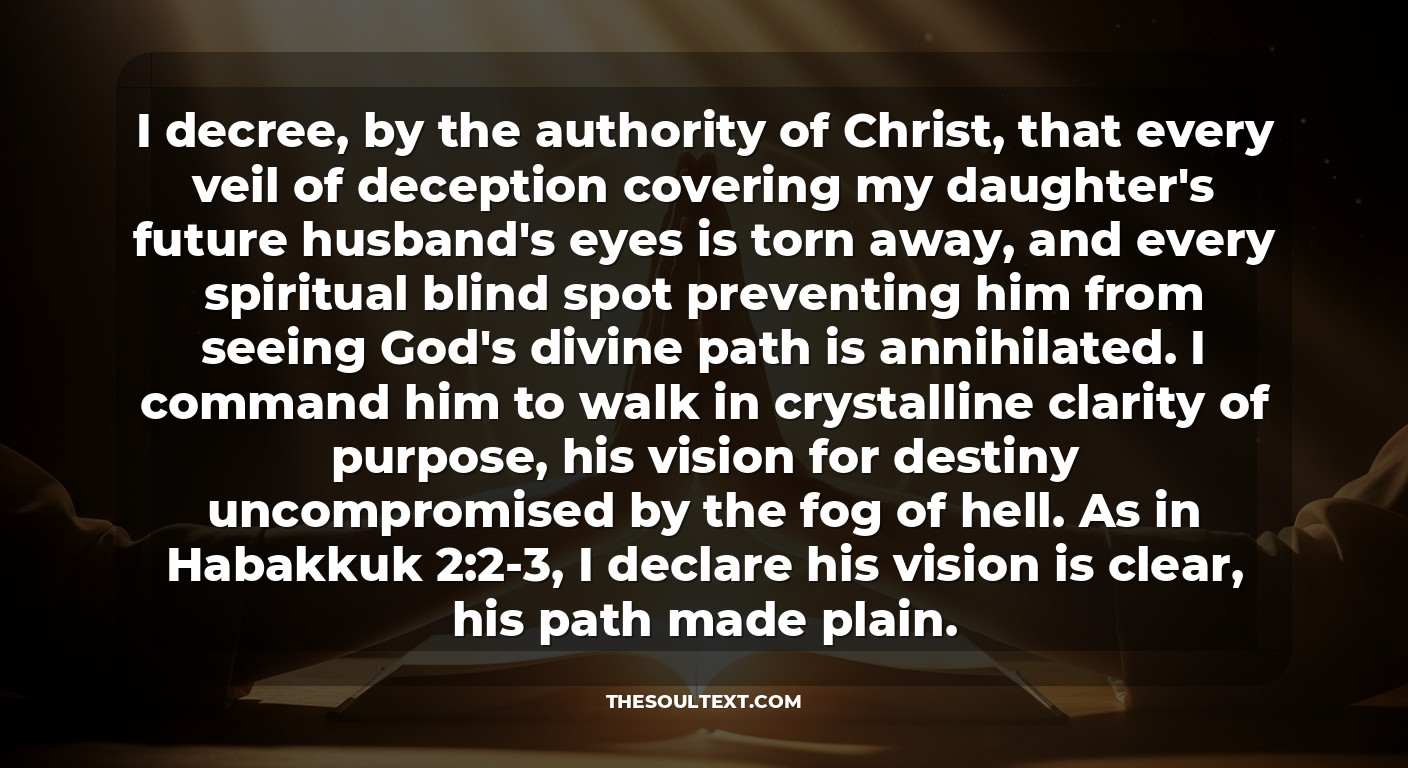 Blessing Prayer for My Daughter’s Future Husband and Destiny