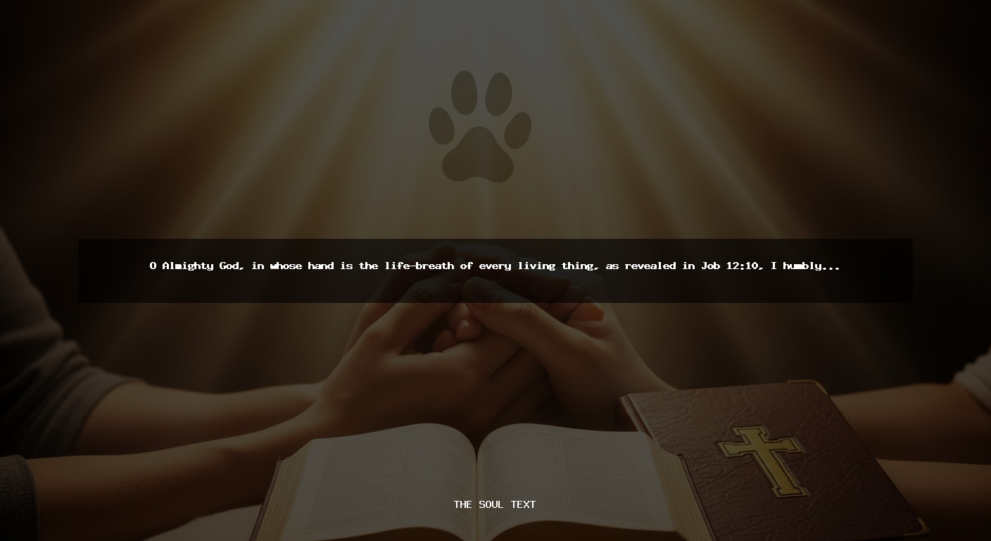 Catholic Prayer for a Deceased Pet: Entrusting Them to the Creator
