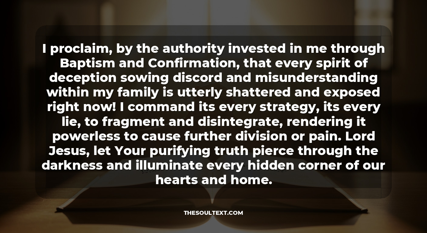 Catholic Prayers for Family Conflict and Arguments