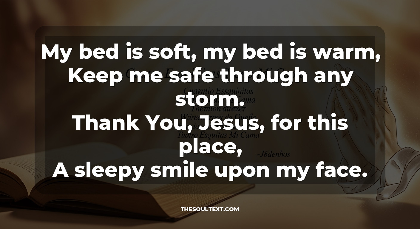 Classic Spanish Bedtime Poems: Cuatro Esquinitas Tiene Mi Cama