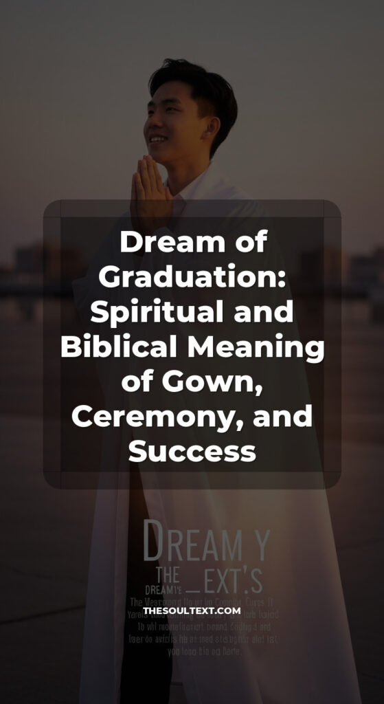 Story: Dream of Graduation: Spiritual and Biblical Meaning of Gown, Ceremony, and Success