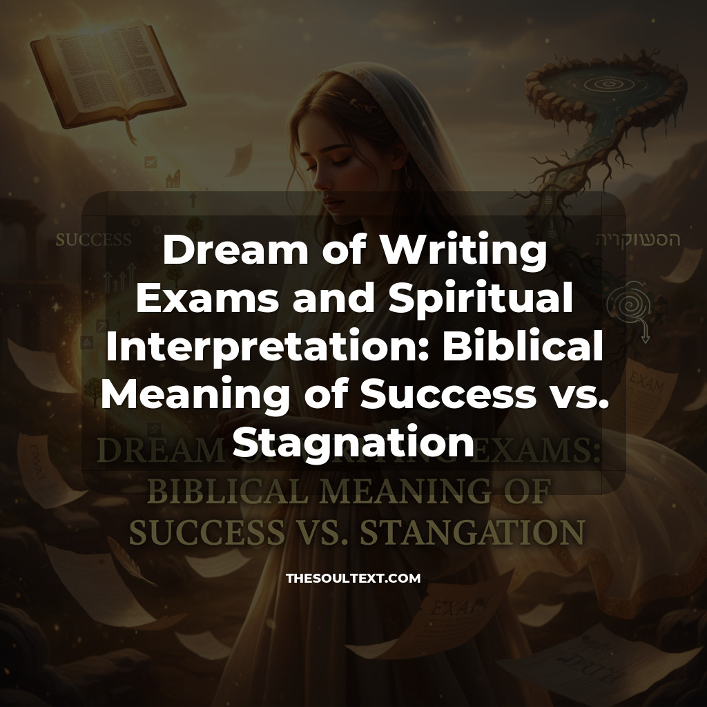Story: Dream of Writing Exams and Spiritual Interpretation: Biblical Meaning of Success vs. Stagnation