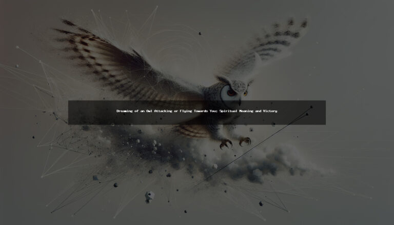 Dreaming of an Owl Attacking or Flying Towards You: Spiritual Meaning and Victory