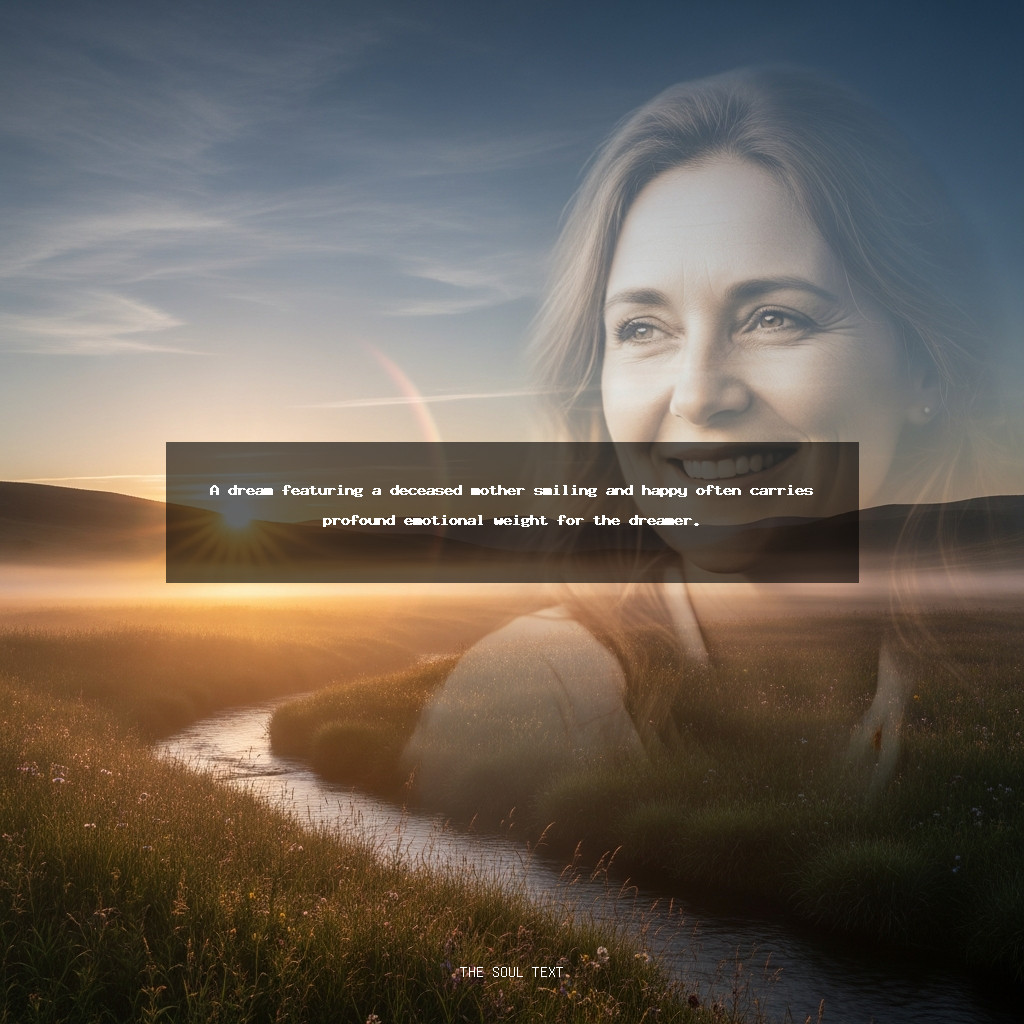 Dreaming of Deceased Mother Smiling and Happy: a Sign of Peace?