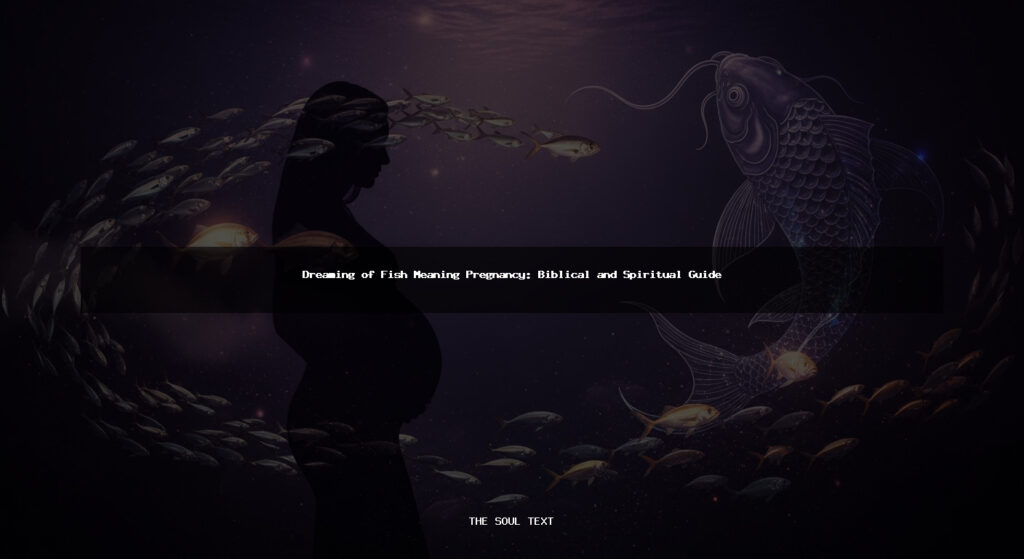 Dreaming of Fish Meaning Pregnancy: Biblical and Spiritual Guide