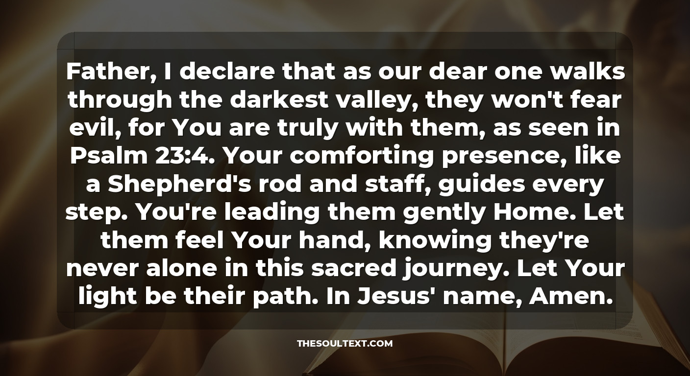"go with God" – a Final Farewell Prayer