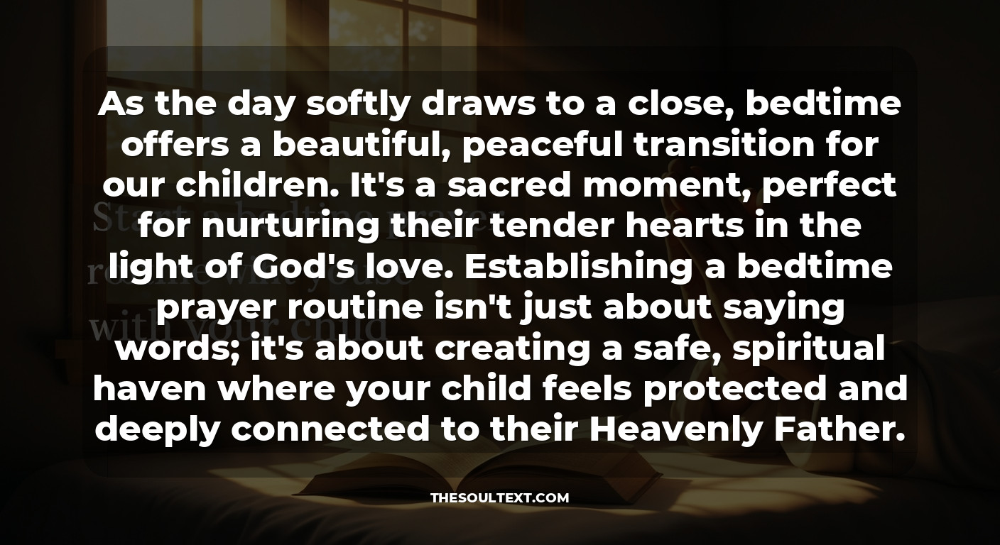 How to Start a Bedtime Prayer Routine with Your Child