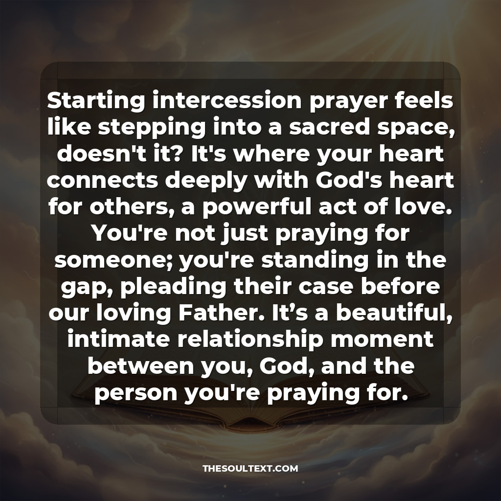 How to Start Intercession Prayer? (the Protocol)